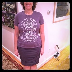 Buddha tee shirt purple  juniors 2XL